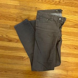 Prana Kara Jean, Brown, Straight Leg, Slim Fit, GUC